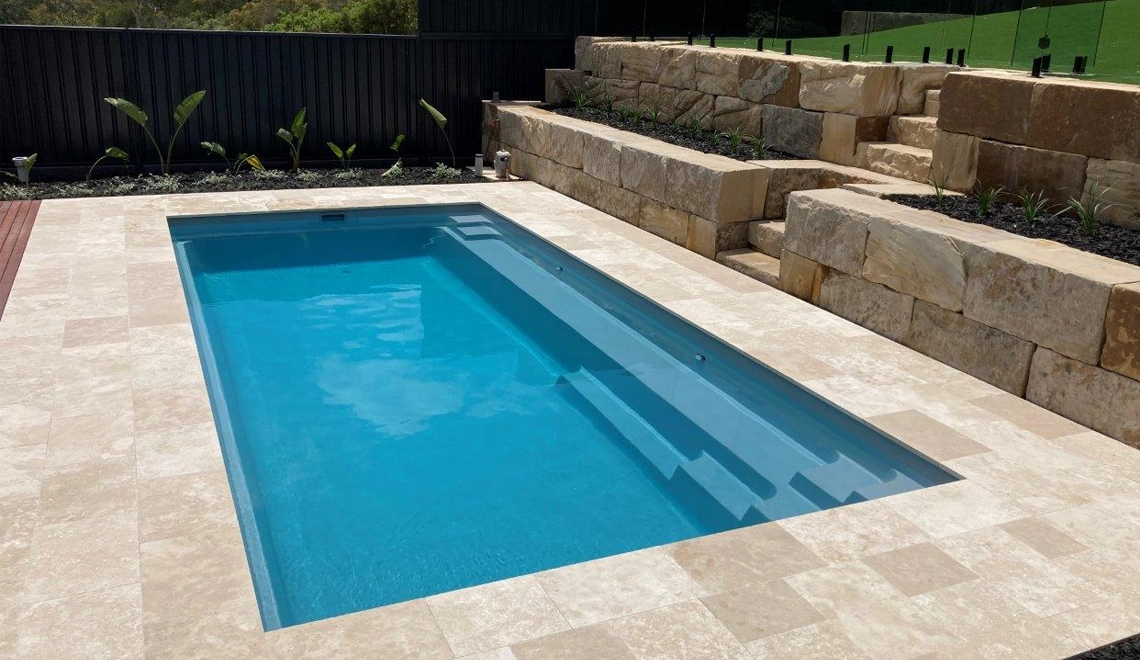 The Leisure Pools Reflection fibreglass pool