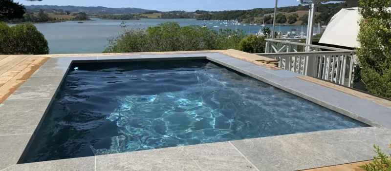 The Fiji Plunge fibreglass pool model
