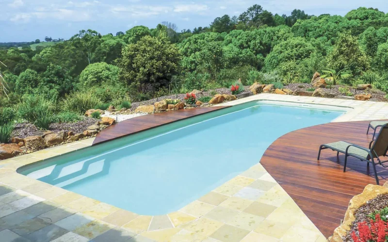 The Moroccan fibreglass pool model