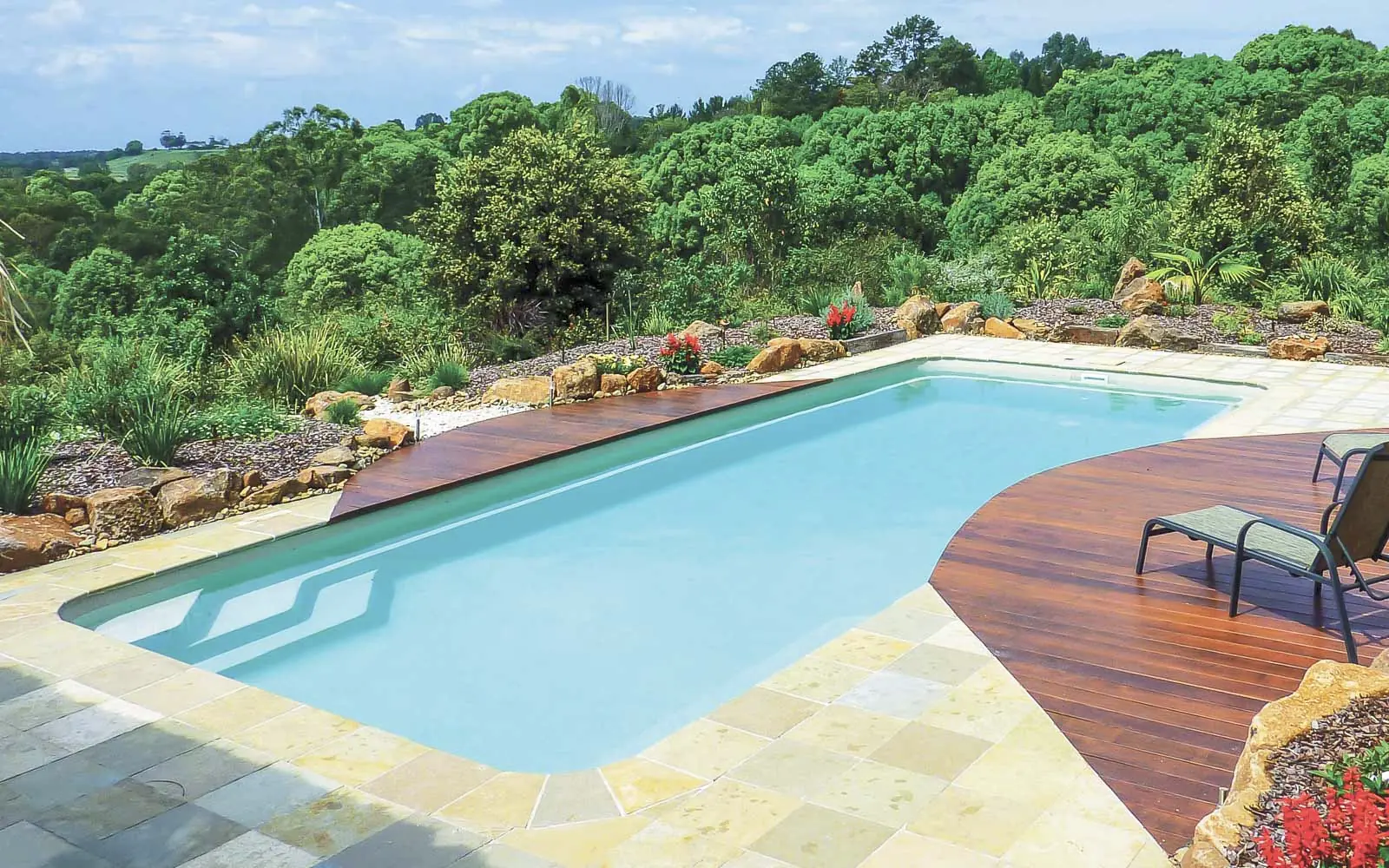 The Moroccan The Moroccan fibreglass pool model