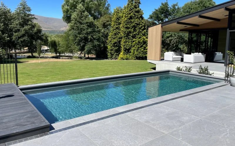 The Reflection with Auto Cover fibreglass pool model