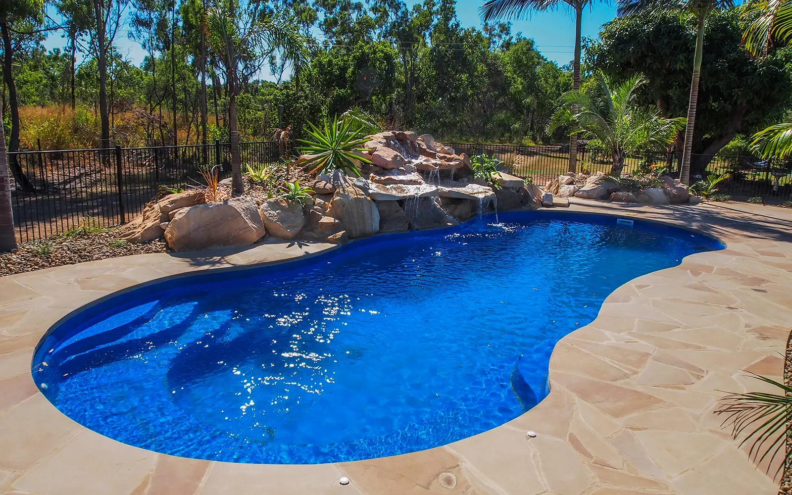 The Riviera fibreglass pool model