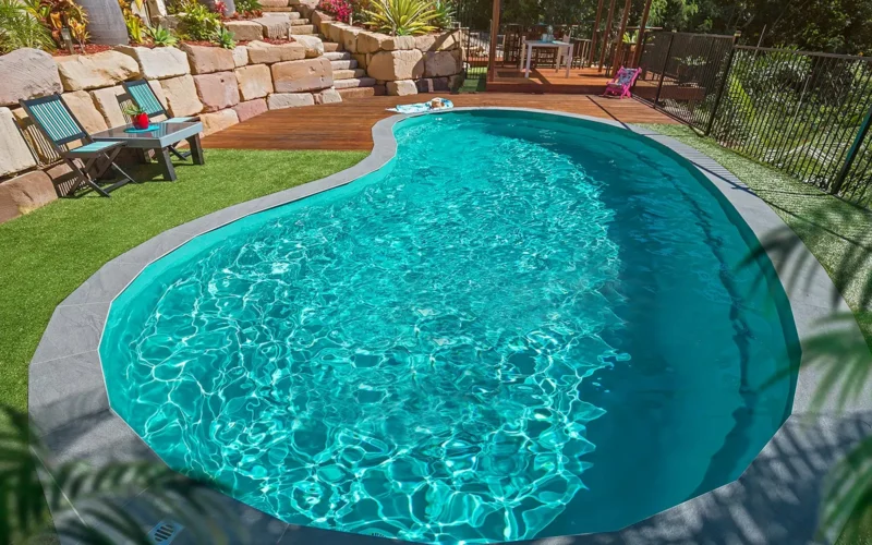 The Tuscany fibreglass pool model