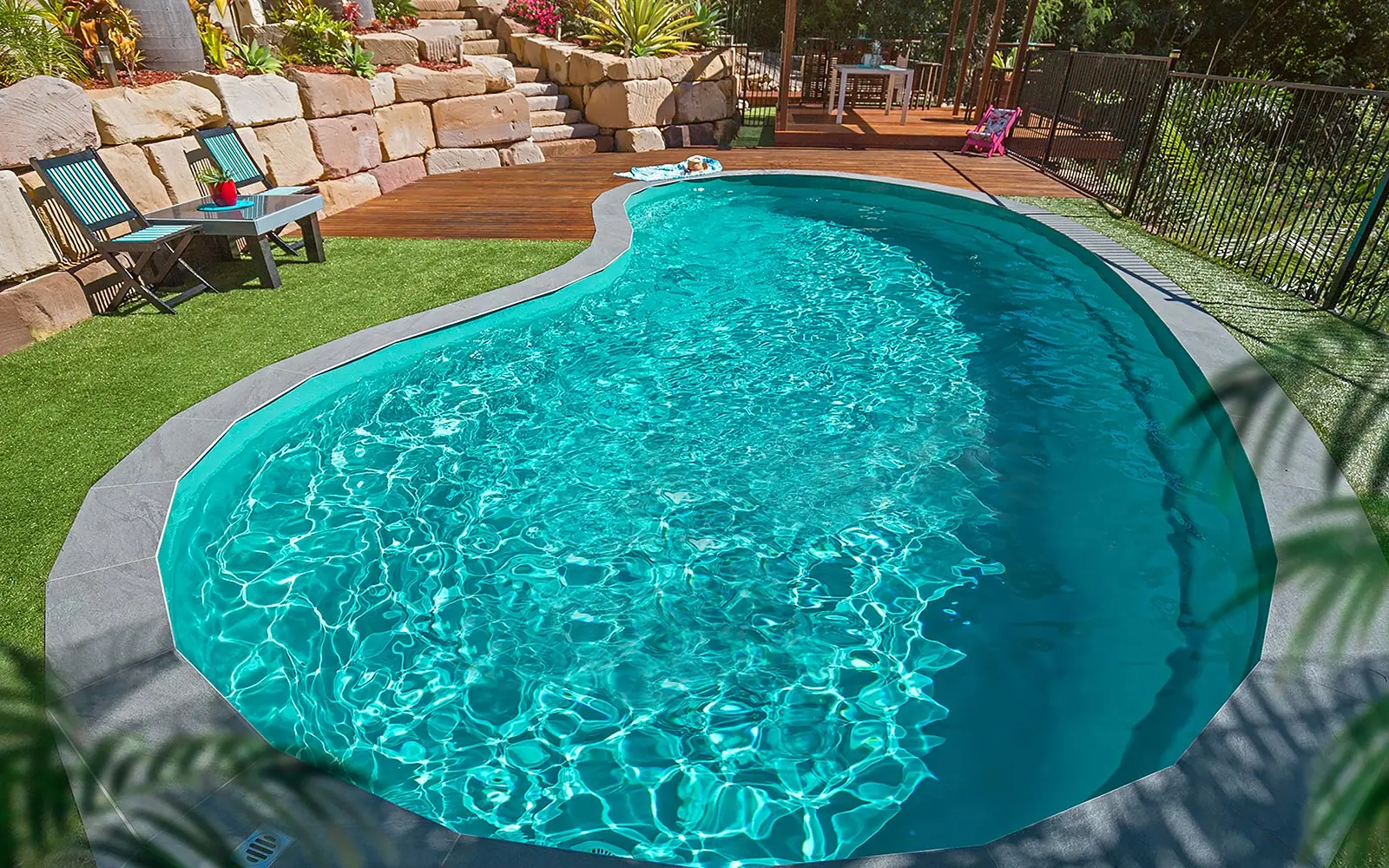 The Tuscany fibreglass pool model