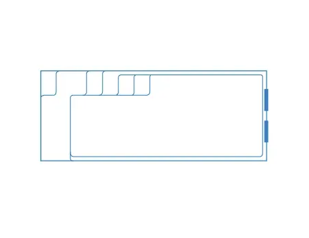 The Precision Swimming Pool Line Drawing
