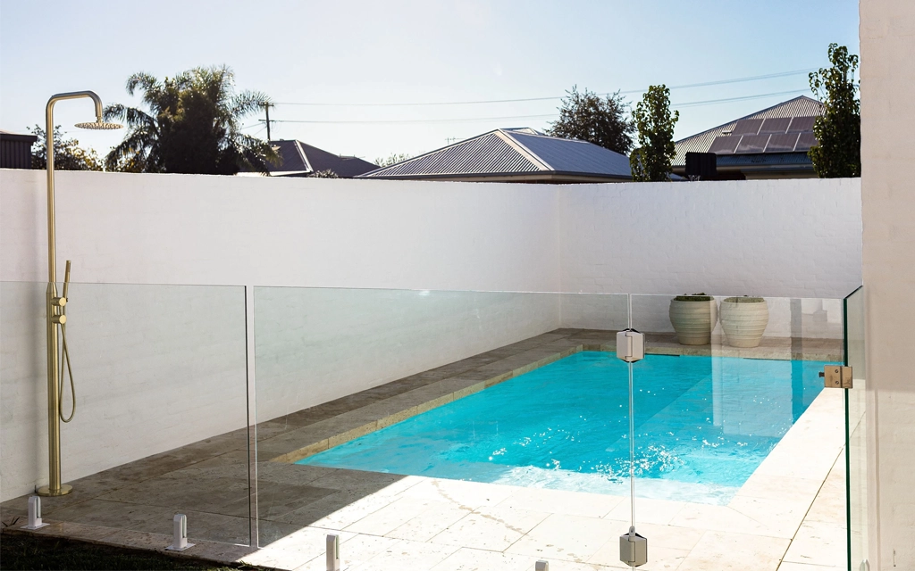PHOTO LP AU Precision 6 Shimmer White 1024 x 640 Fiberglass pool maintenance and care services